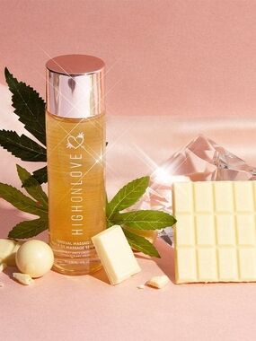 HighOnLove Decadent White Chocolate Massage Oil